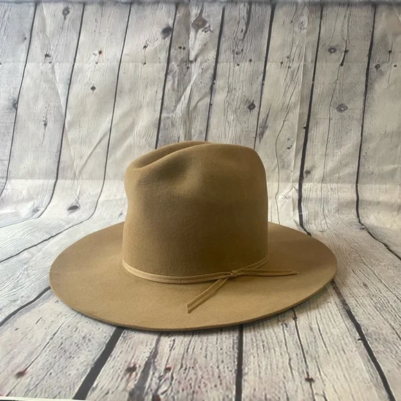 Vintage 1970’s Stetson Western Beaver Cowboy Hat In Excellent Condition 6 7/8 - Picture 16 of 16